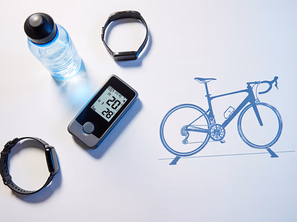 glucose_meter_next_to_exercise_bike