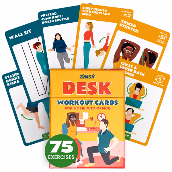 75 Desk Workout Cards